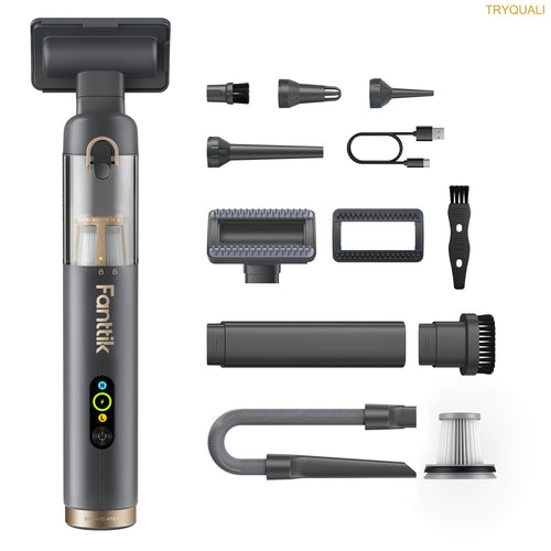 4-in-1 Cordless Handheld Vacuum – 19kPa High-Power Mini Cleaner