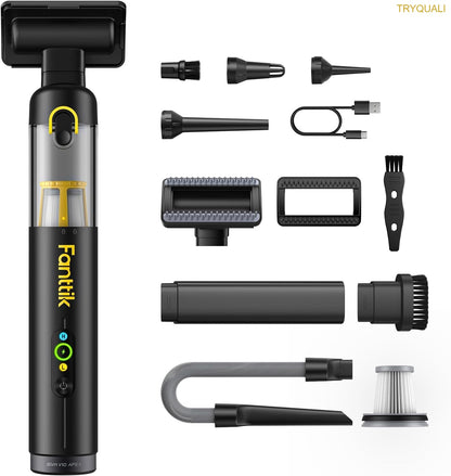 4-in-1 Cordless Handheld Vacuum – 19kPa High-Power Mini Cleaner